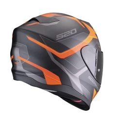 Scorpion Exo-520 Evo Air Elan Mat Zwart Oranje Integraalhelm