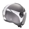 Scorpion Exo-City II Short Mat Zilver Wit Jethelm 2 Scorpion Exo-City II Short Mat Zilver Wit Jethelm -Helm Verkoop product foto 4 1 1