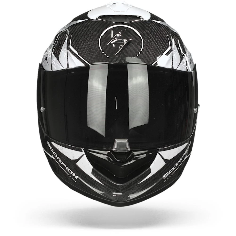 Scorpion EXO-1400 Carbon Air Aranea Zwart-Wit Integraalhelm 8 Scorpion EXO-1400 Carbon Air Aranea Zwart-Wit Integraalhelm - Afbeelding 6