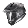 Scorpion ADF-9000 AIR DESERT Matt Black-Silver -Helm Verkoop scorpion adf 9000 air desert black silver full face helmet integralhelm casque integral kask casco integral 1 2