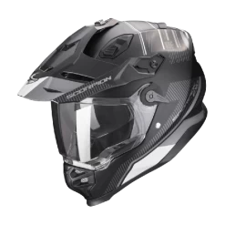 Scorpion ADF-9000 AIR DESERT Matt Black-Silver