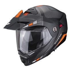 Scorpion ADX-2 Camino Mat Zwart-Silver-Oranje Adventure Helm -Helm Verkoop scorpion adx 2 camino matt black silver orange 1