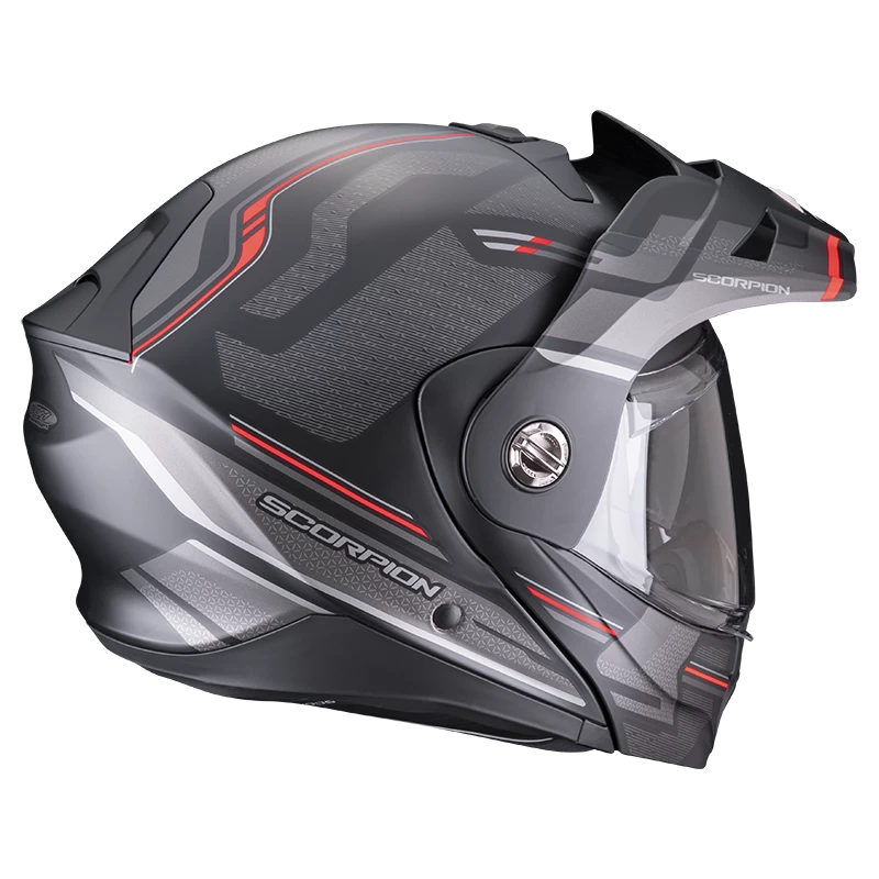 Scorpion ADX-2 Carrera Mat Zwart-Rood Adventure Helm 6 Scorpion ADX-2 Carrera Mat Zwart-Rood Adventure Helm - Afbeelding 4