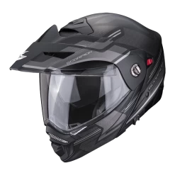 Scorpion ADX-2 Carrera Mat Zwart-Zilver Adventure Helm