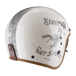 Scorpion Belfast Evo Pique Cream-Zwart Jethelm