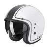 Scorpion Belfast Evo Retrol Mat Wit-Zilver Jethelm -Helm Verkoop scorpion belfast evo retrol matt white silver