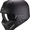 Scorpion COVERT-X SOLID Matt Black -Helm Verkoop scorpion covert x solid matt black open face helmet helm casque kask casco 1 1