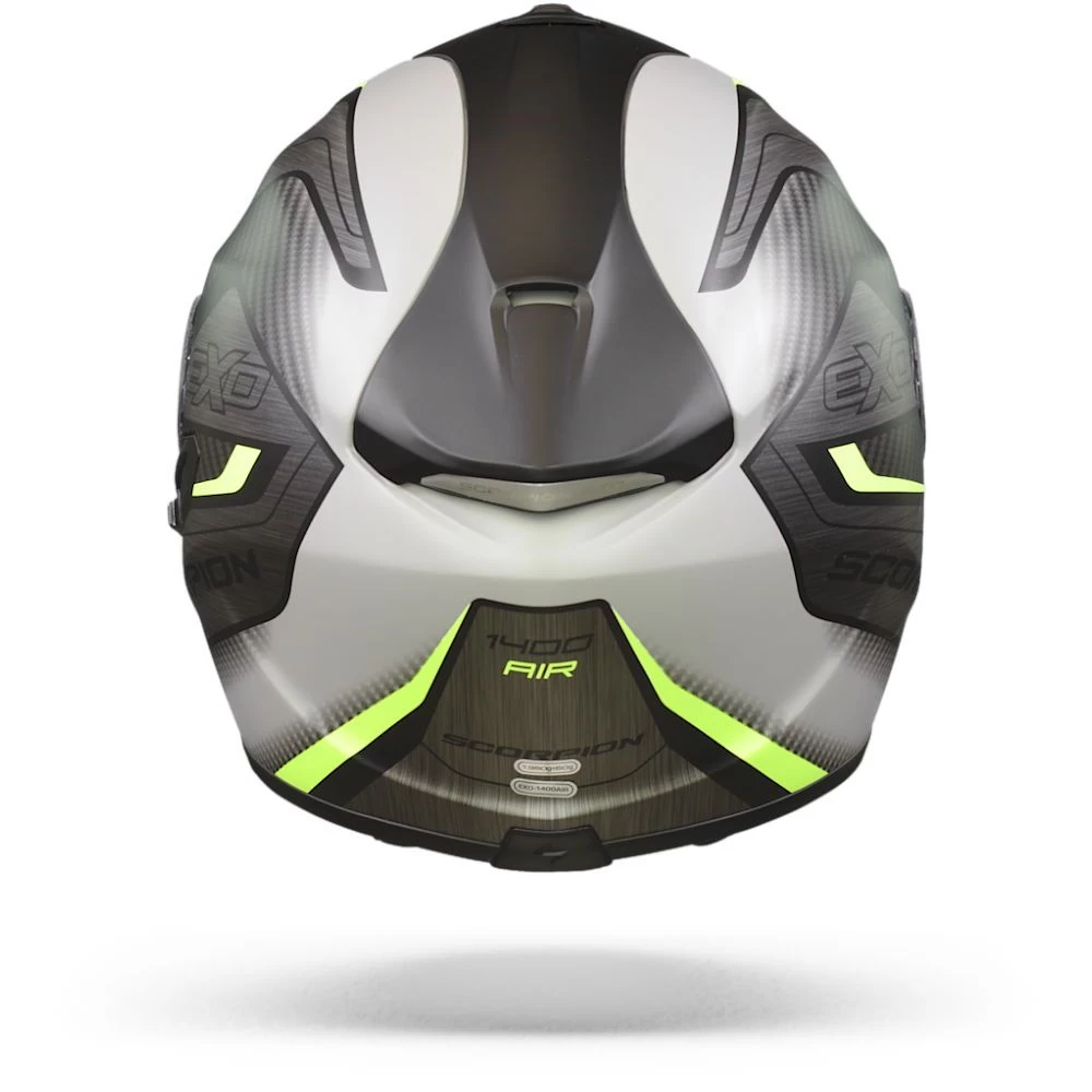 Scorpion EXO-1400 Air Attune Mat Grijs-Zwart-Neon Geel Integraalhelm 7 Scorpion EXO-1400 Air Attune Mat Grijs-Zwart-Neon Geel Integraalhelm - Afbeelding 5