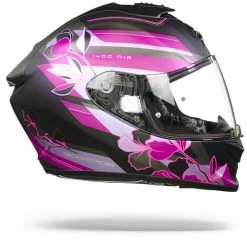 Scorpion EXO-1400 Air Gaia Mat Zwart-Roze Integraalhelm -Helm Verkoop scorpion exo 1400 air gaia matt black pink.29