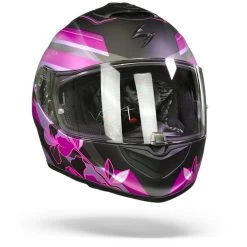 Scorpion EXO-1400 Air Gaia Mat Zwart-Roze Integraalhelm -Helm Verkoop scorpion exo 1400 air gaia matt black pink.35