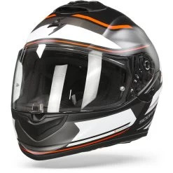 Scorpion EXO-1400 Air Vittoria Mat Zwart-Wit Integraalhelm