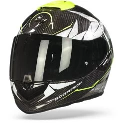 Scorpion EXO-1400 Carbon Air Aranea Zwart-Neon Geel Integraalhelm 11 Scorpion EXO-1400 Carbon Air Aranea Zwart-Neon Geel Integraalhelm -Helm Verkoop scorpion exo 1400 carbon air aranea black neon yellow frontpage