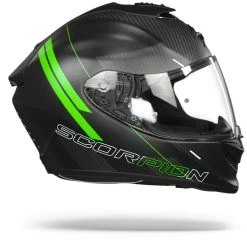 Scorpion EXO-1400 Carbon Air Drik Mat Zwart-Groen Integraalhelm -Helm Verkoop scorpion exo 1400 carbon air drik matt black green.29