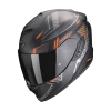 Scorpion Exo-1400 Evo Air Shell Matt Zwart-Oranje Integraalhelm
