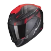 Scorpion EXO-1400 EVO AIR SHELL Matt Black-Red