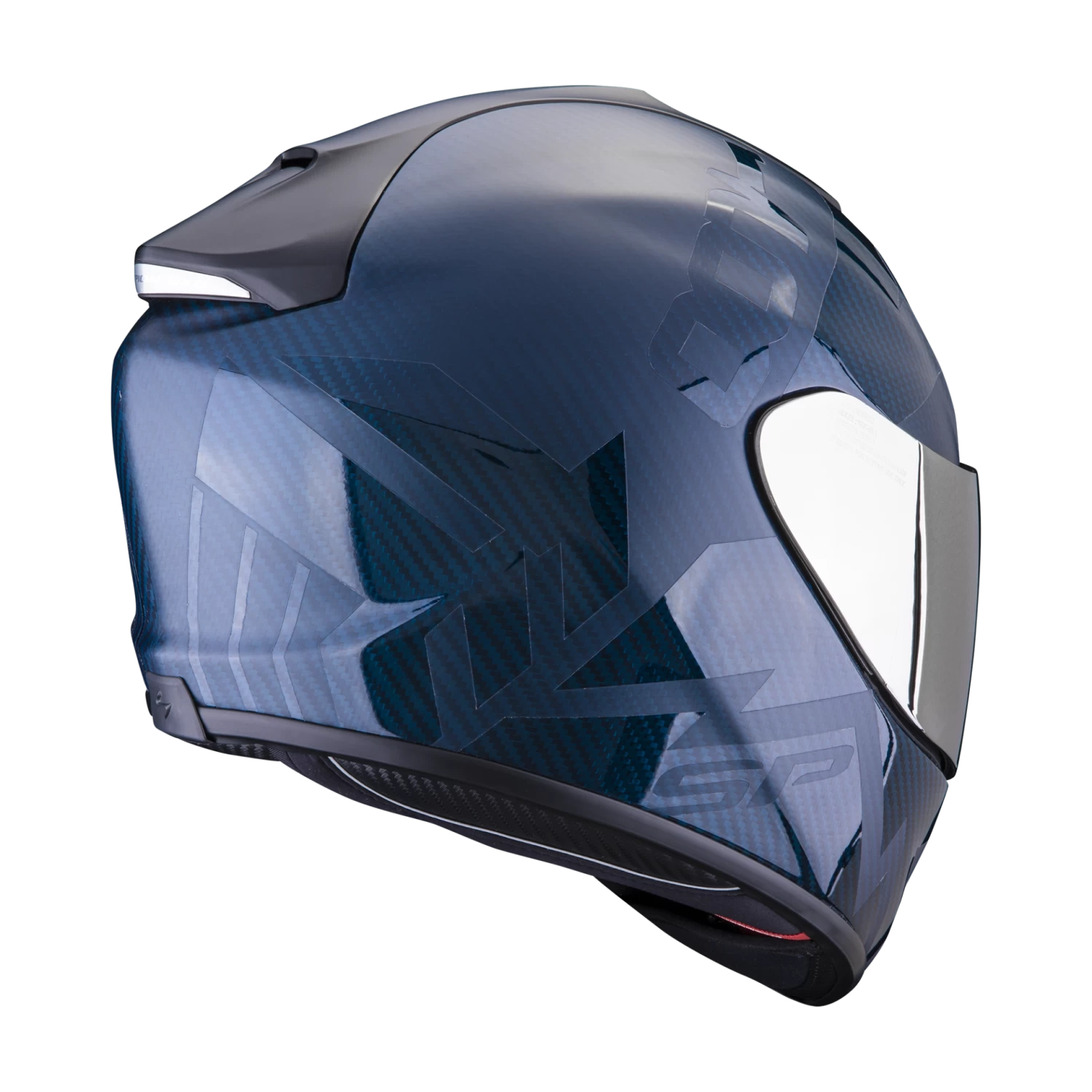 Scorpion Exo-1400 Evo Carbon Air Cerebro Blauw Integraalhelm 4 Scorpion Exo-1400 Evo Carbon Air Cerebro Blauw Integraalhelm - Afbeelding 2