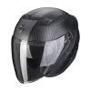 Scorpion EXO-230 Condor Matt Black-Silver -Helm Verkoop scorpion exo 230 condor black silver open face helmet helm casque jet kask casco abierto 1 2