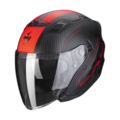 Scorpion EXO-230 Condor Mat Zwart-Rood Jethelm