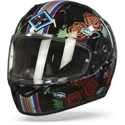 Scorpion EXO-390 Chica II Zwart Blauw Rood Integraalhelm -Helm Verkoop scorpion exo 390 chica ii black blue red frontpage