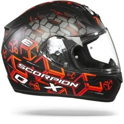 Scorpion EXO-390 Cube Mat Zwart Rood Integraalhelm -Helm Verkoop scorpion exo 390 cube mat black red.29