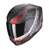 Scorpion Exo-391 Haut Matt Zwart-Zilver-Rood Integraalhelm -Helm Verkoop scorpion exo 391 haut matt black silver red