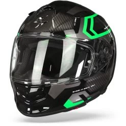 Scorpion EXO-491 Spin Zwart Groen Integraalhelm -Helm Verkoop scorpion exo 491 spin black green frontpage