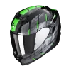 Scorpion EXO-520 EVO AIR MAHA Black-Green -Helm Verkoop scorpion exo 520 evo air maha black green full face helmet integralhelm casque integral kask casco integral 1 3
