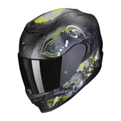 Scorpion Exo-520 Evo Air Melrose Mat Zwart-Geel Integraalhelm