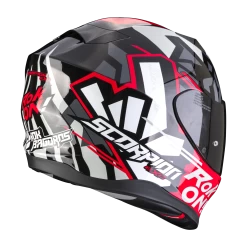 Scorpion Exo-520 Evo Air Rok Bagoros Zwart-Rood Integraalhelm