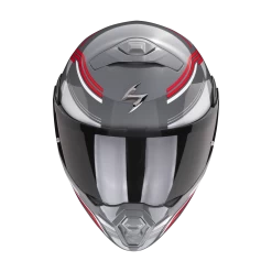 Scorpion Exo-930 Multi Cement Grijs-Rood Systeemhelm -Helm Verkoop scorpion exo 930 multi cement grey red 1