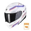 Scorpion Exo-930 Multi Wit-Blauw-Rood Systeemhelm -Helm Verkoop scorpion exo 930 multi white blue red 1
