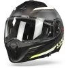 Scorpion EXO-930 Navig Mat Zwart-Neon Geel Systeemhelm -Helm Verkoop scorpion exo 930 navig matt black neon yellow frontpage