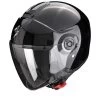 Scorpion Exo-City II Solid Zwart Jethelm -Helm Verkoop scorpion exo city ii solid black