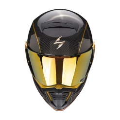 Scorpion EXO-HX1 Carbon Se Zwart-Goud Integraalhelm -Helm Verkoop scorpion exo hx1 carbon se black gold 1