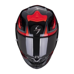 Scorpion Exo-R1 Evo Air Gaz Metaal Zwart-Rood Integraalhelm -Helm Verkoop scorpion exo r1 evo air gaz metal black red 2