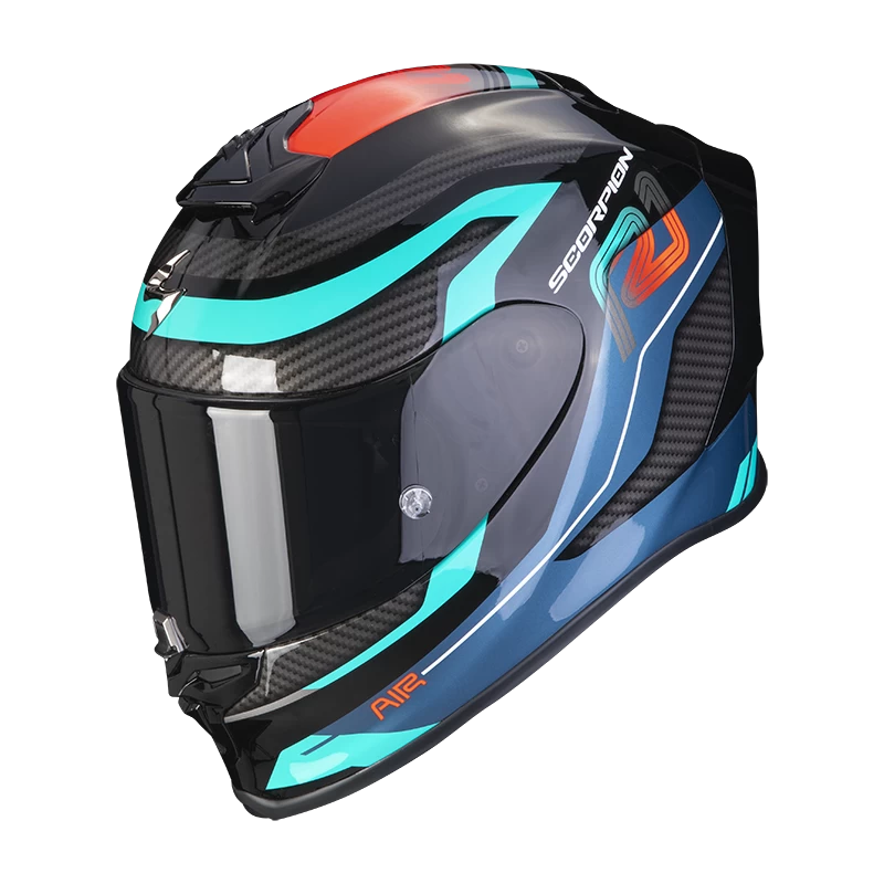 Scorpion Exo-R1 Evo Air Vatis Zwart-Blauw-Rood Integraalhelm 4 Scorpion Exo-R1 Evo Air Vatis Zwart-Blauw-Rood Integraalhelm - Afbeelding 2