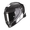 Scorpion EXO-R1 EVO CARBON AIR CORPUS II B/W -Helm Verkoop scorpion exo r1 evo carbon air corpus 2 black white full face helmet integralhelm casque integral kask casco integral 1 3