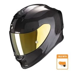 Scorpion Exo-R1 Evo Carbon Air Solid Zwart Integraalhelm