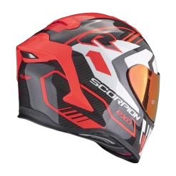 Scorpion Exo-R1 Evo Carbon Air Supra Zwart-Rood Integraalhelm
