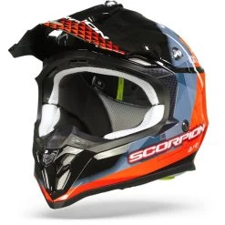 Scorpion VX-16 Air Gem Zwart-Rood Crosshelm -Helm Verkoop scorpion vx 16 air gem black red frontpage