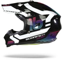 Scorpion VX-16 Air Tub Metal Zwart-Wit Crosshelm -Helm Verkoop scorpion vx 16 air tub metal black white.11