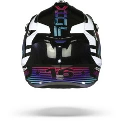 Scorpion VX-16 Air Tub Metal Zwart-Wit Crosshelm