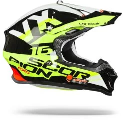 Scorpion VX-16 Air X-Turn Zwart Neon Geel Wit Crosshelm -Helm Verkoop scorpion vx 16 air x turn black neon yellow white.29