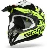 Scorpion VX-16 Air X-Turn Zwart Neon Geel Wit Crosshelm -Helm Verkoop scorpion vx 16 air x turn black neon yellow white frontpage