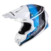 Scorpion VX-16 Evo Air Gem Wit-Blauw Crosshelm -Helm Verkoop scorpion vx 16 evo air gem white blue