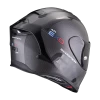 Scorpion Exo-R1 Evo Carbon Air Mg Mat Zwart-Donker Zilver Integraalhelm