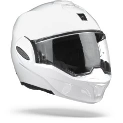 Scorpion EXO-Tech Solid Wit Systeemhelm -Helm Verkoop scorpion exo tech white glossy.33 1