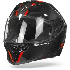 Scorpion EXO-520 Air Laten Zwart Rood Integraalhelm -Helm Verkoop scorpionexo 520airlatenglossblackred frontpage