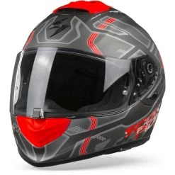 Scorpion EXO-1400 Air Spatium Mat Zilver Rood Integraalhelm -Helm Verkoop scorpionexo1400spartiummattsilverred frontpage