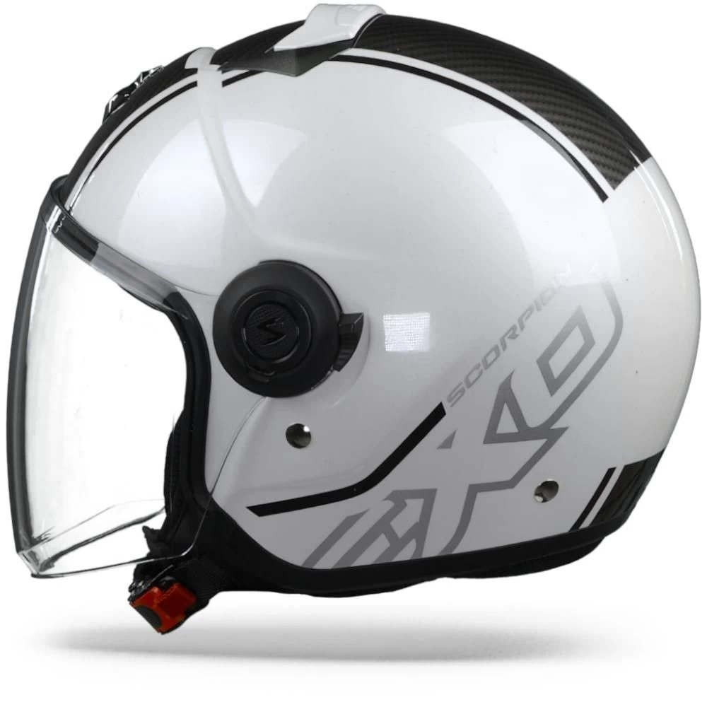 Scorpion EXO-City Avenue Wit Zwart 4 Scorpion EXO-City Avenue Wit Zwart - Afbeelding 2